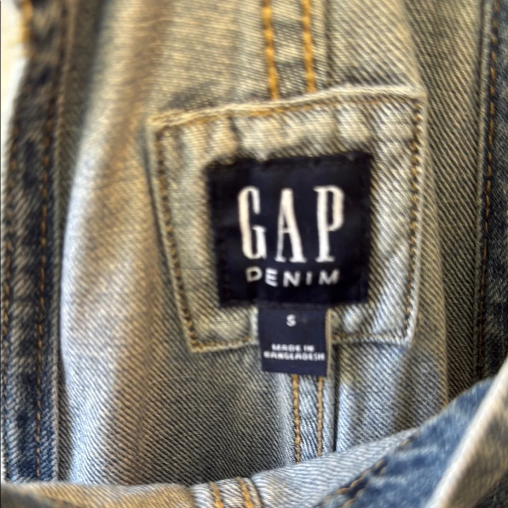 GAP Light Blue Denim Overalls - Picture 2 of 8